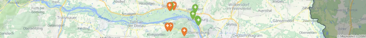 Map view for Pharmacies emergency services nearby Spillern (Korneuburg, Niederösterreich)